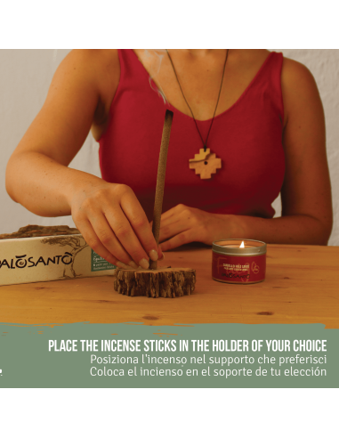 Palo Santo Incense Sticks with White...