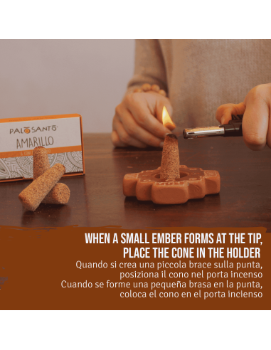 Kit Porte-encens et Cônes Palo Santo...
