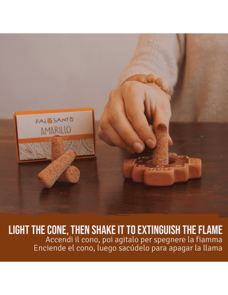 Kit Porte-encens et Cônes Palo Santo Amarillo