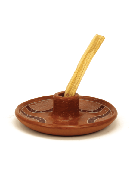 Porte-encens Palo Santo 'Ollas' avec 1 bâton Palo Santo Amarillo inclus