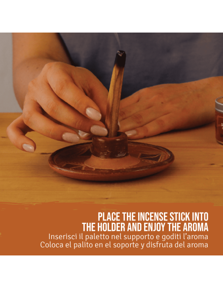 Incienso Palo Santo 'Mochica' con 1 palito de Palo Santo incluido