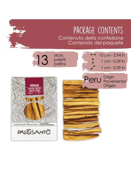 Paletti Palo Santo Popular Ayabaca - Incenso Naturale da Produzione Etica e Sostenibile - dettaglio 4