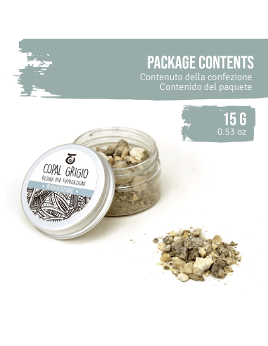 Résine de Copal grise