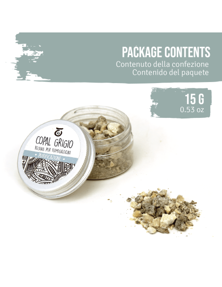 Resina de Copal Gris