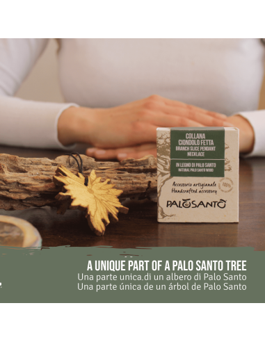 Colgante Rodaja de Palo Santo