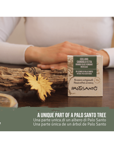 Pendentif Tranche de Palo Santo