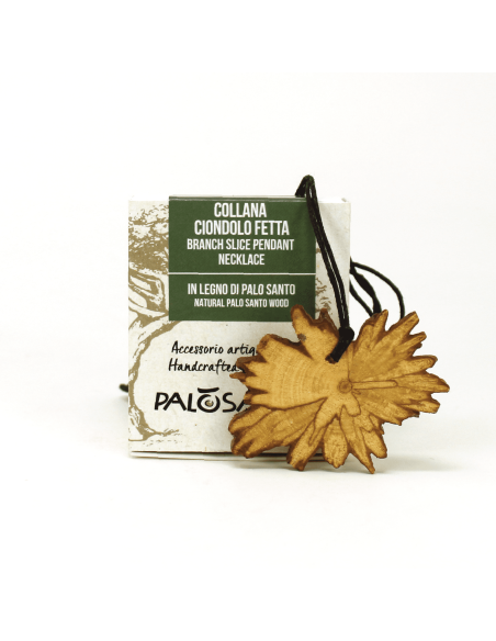 Pendentif Tranche de Palo Santo