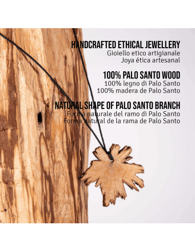 Colgante Rodaja de Palo Santo