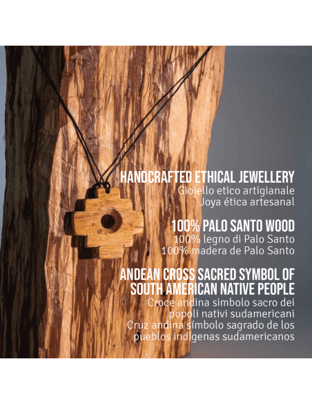 Ciondolo Chakana Palo Santo®