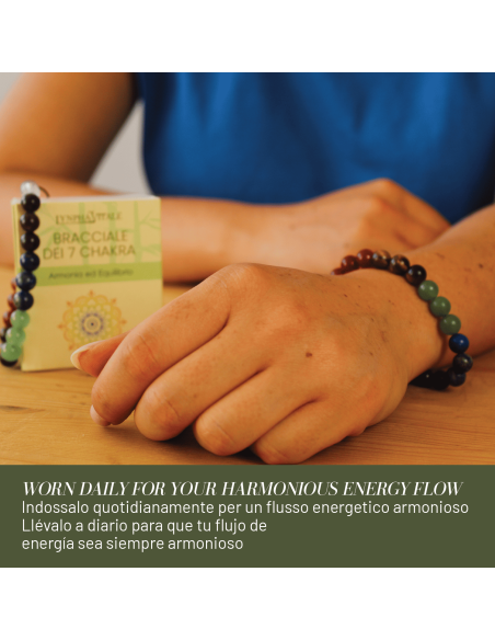 Bracelet de cristaux des 7 chakras