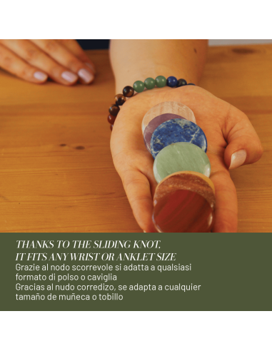Bracelet de cristaux des 7 chakras