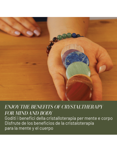 Chakra Set: Round Stones for Crystal Therapy - dettaglio 4
