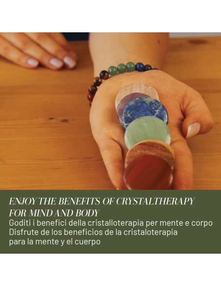 Chakra Set: Round Stones for Crystal Therapy - dettaglio 4