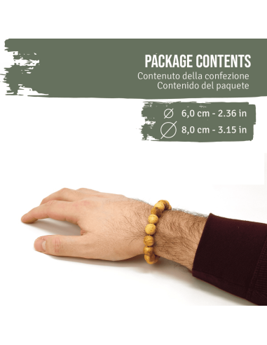 Bracciale Palo Santo® - Taglia L