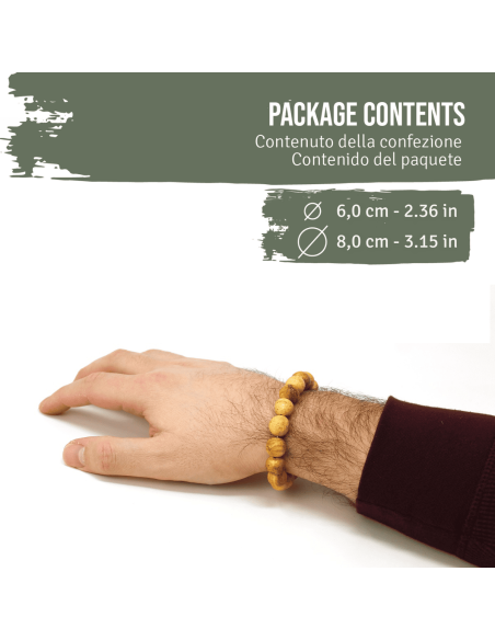 Bracelet Palo Santo - Taille L