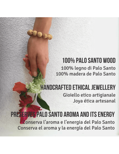Bracelet Palo Santo - Taille L