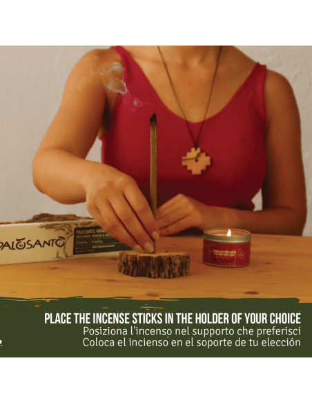 Varillas de Incienso Palo Santo con Wiracoa y Romero