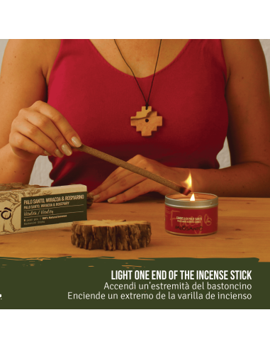 Bâtonnets d'encens Palo Santo avec...