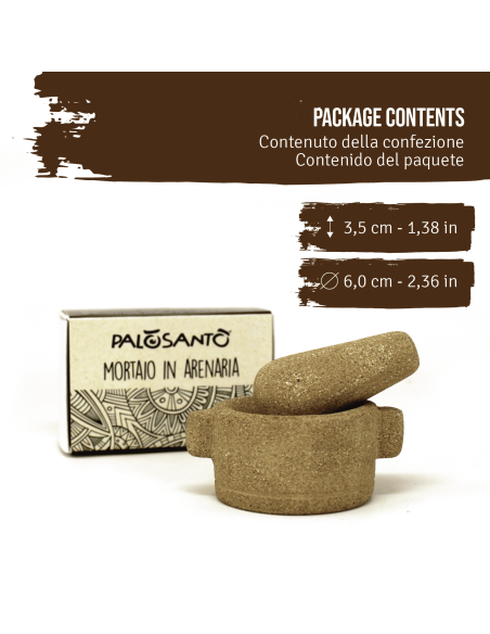 Mortaio in arenaria