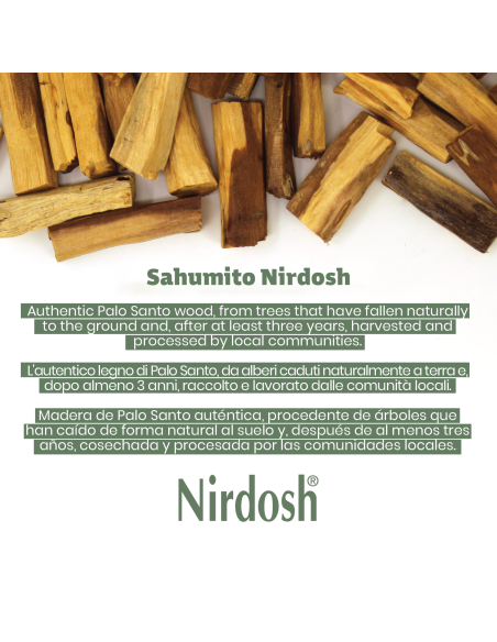 Sahumito Kit Sublimación Incienso Palo Santo - Aroma Puro 100% Natural
