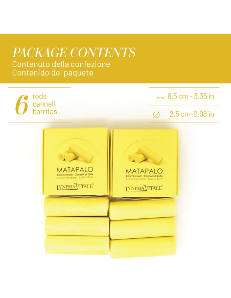 MATAPALO - Pack de 3 Barritas de Azufre