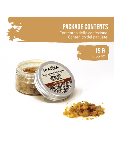 Résine Copal d'or du Pérou - Encens naturel