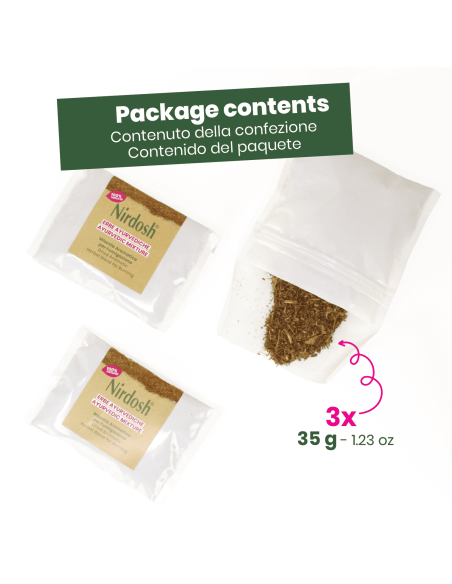 Nirdosh® Trinciato di Erbe Ayurvediche 100% Naturale