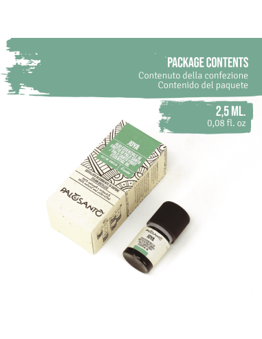 Aceite esencial de frutas de Palo Santo