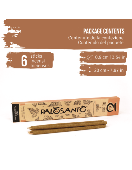 Bastoncini Incenso Palo Santo e Wiracoa