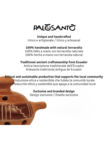 Brucia Incenso Braciere in Terracotta...