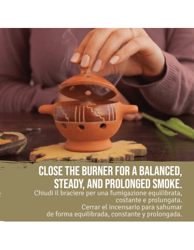 Terracotta Incense Burner 'Chorrera'