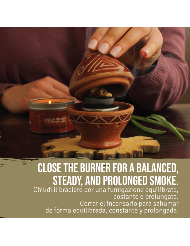Brucia Incenso Braciere Tondo in...