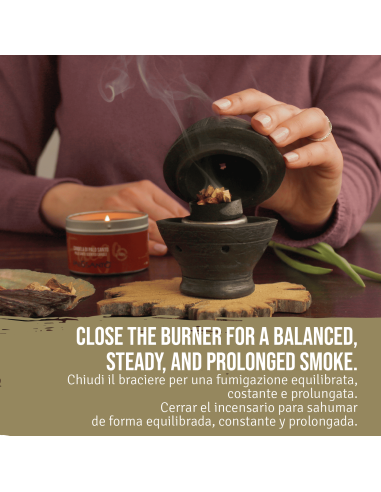 Quemador de Incienso Redondo de...