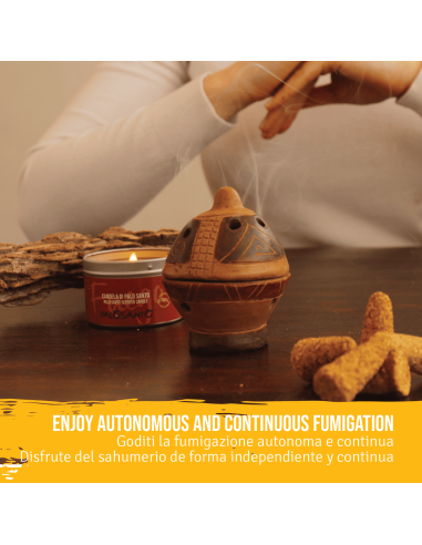 Conos de incienso Palo Santo Amarillo