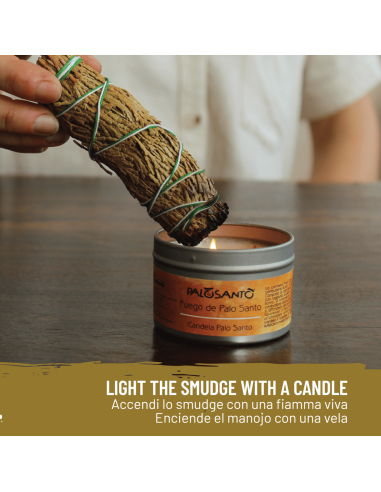 Cedro & Palo Santo - Smudge e Paletto...