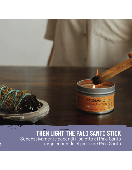 Ginepro & Palo Santo - Smudge e Paletto Incenso Naturale ed Ecosostenibile