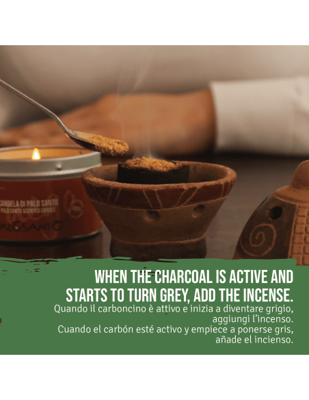 Trucioli di Legno Palo Santo 'Especial' Incenso Naturale in Polvere