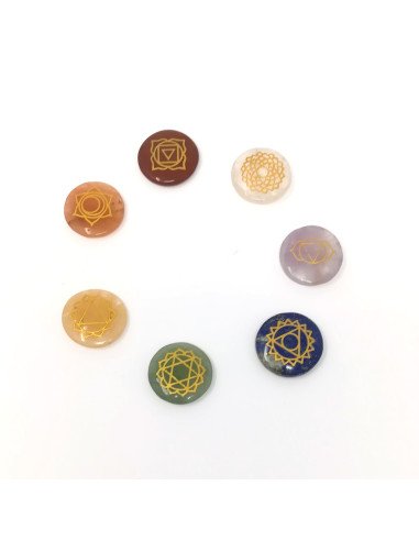 Set Chakra Pietre Incise per...