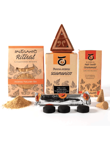 Räuchergefäß + Palo Santo Späne +...