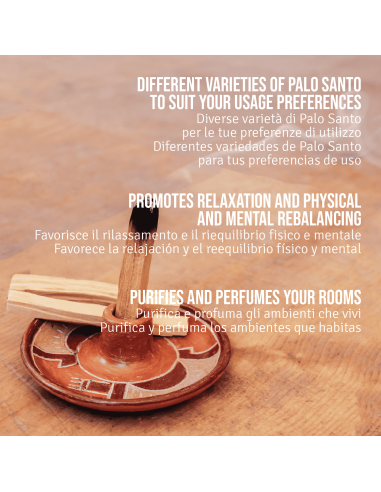 Räucherstäbchen-Halter + Palo Santo...