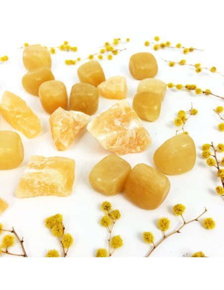 Pietra tonda di Calcite gialla
