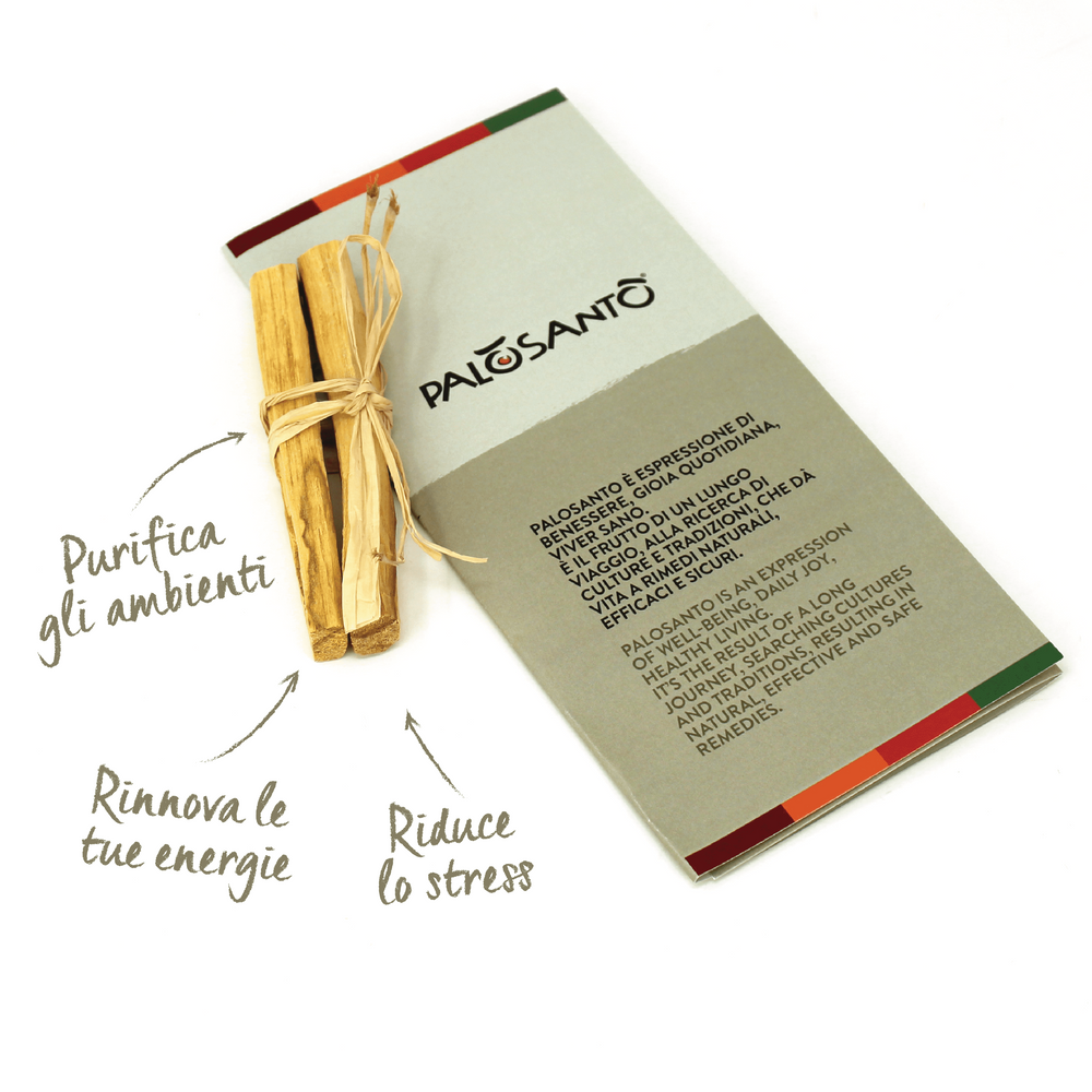 Palo Santo Incenso Naturale - Pacchetto prova 1 paletto Amarillo + 1 paletto Popular - dettaglio 2