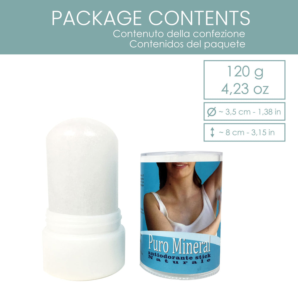 Puro Mineral Stick 120 g Allume di Potassio - dettaglio 2