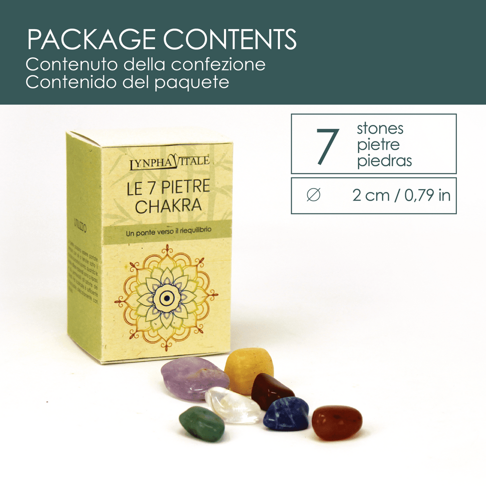 Pietre Burattate dei 7 Chakra per Cristalloterapia - dettaglio 2