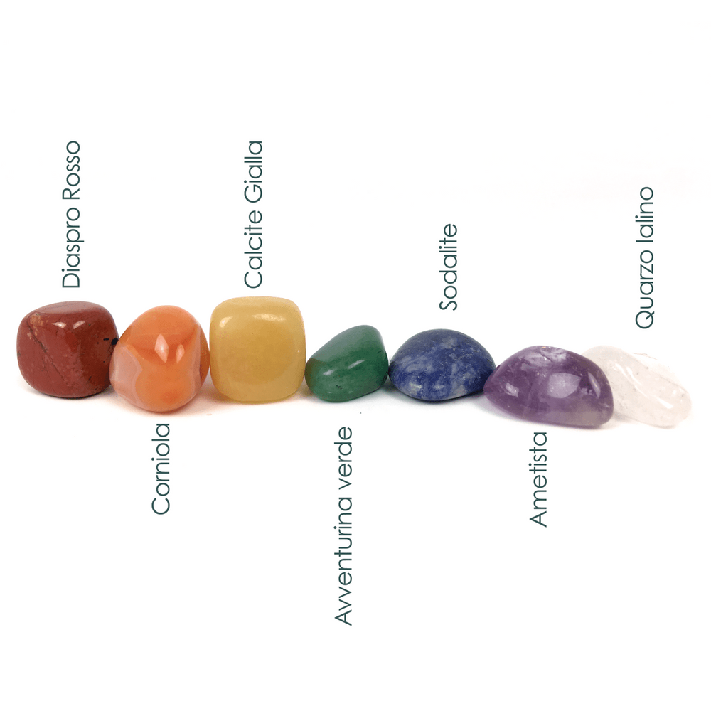 Pietre Burattate dei 7 Chakra per Cristalloterapia - dettaglio 4