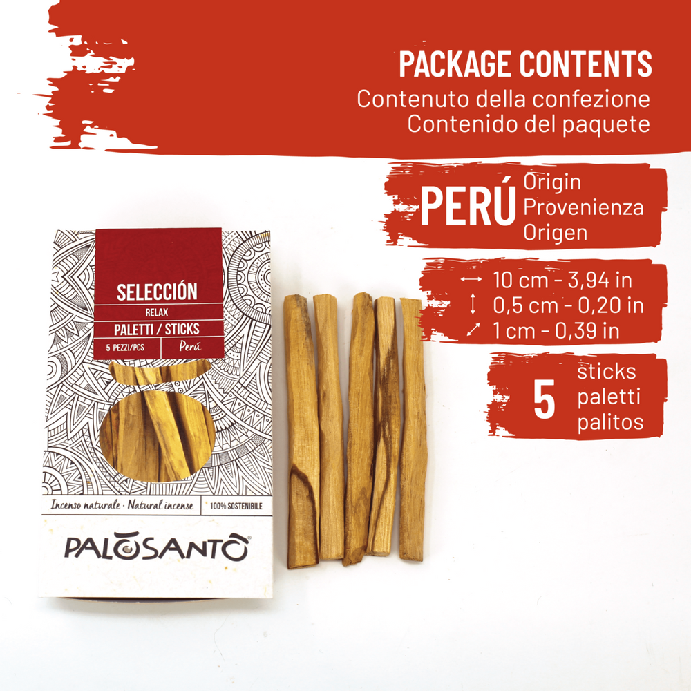Paletti Palo Santo Seleccion - Incenso Naturale ed Ecosostenibile - dettaglio 2