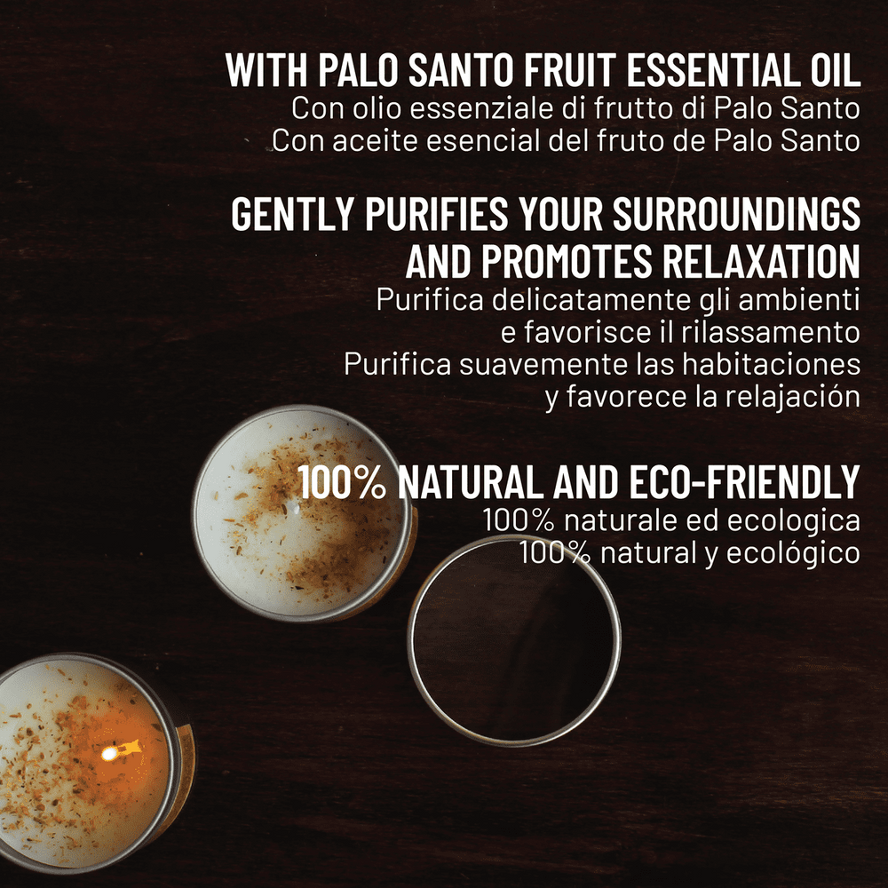 Fuego de Palosanto® Candela Profumata con Olio Essenziale di Palo Santo - dettaglio 2