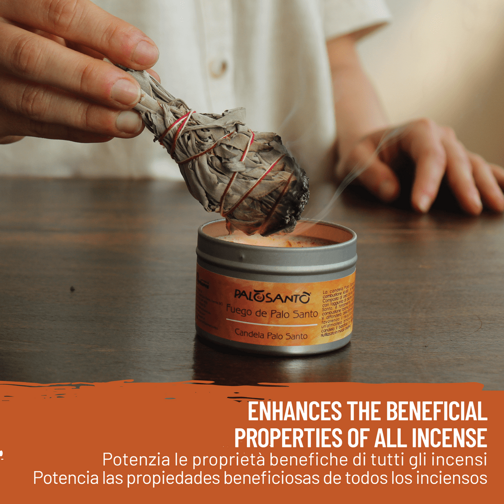 Fuego de Palosanto® Candela Profumata con Olio Essenziale di Palo Santo - dettaglio 5