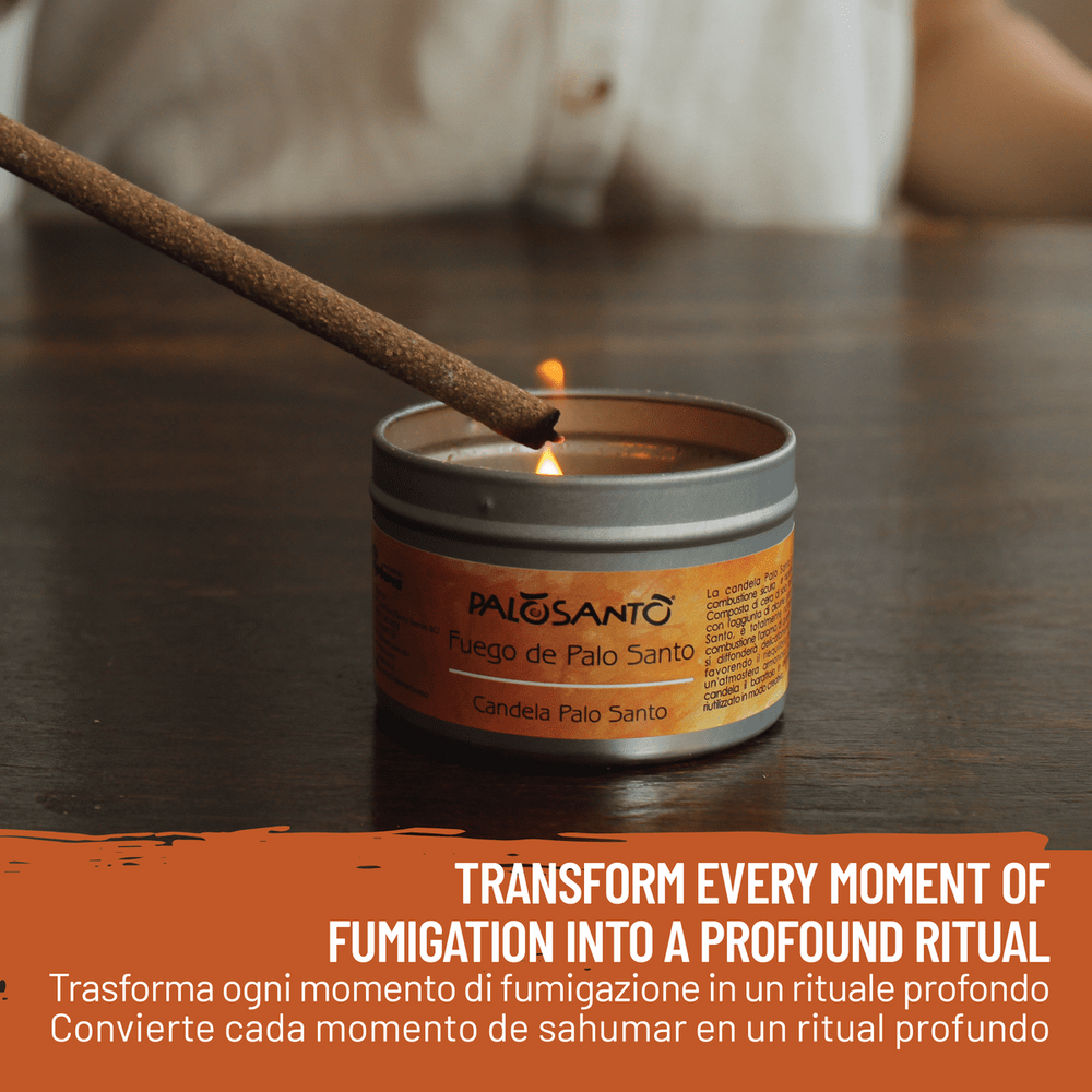 Fuego de Palosanto® Candela Profumata con Olio Essenziale di Palo Santo - dettaglio 6