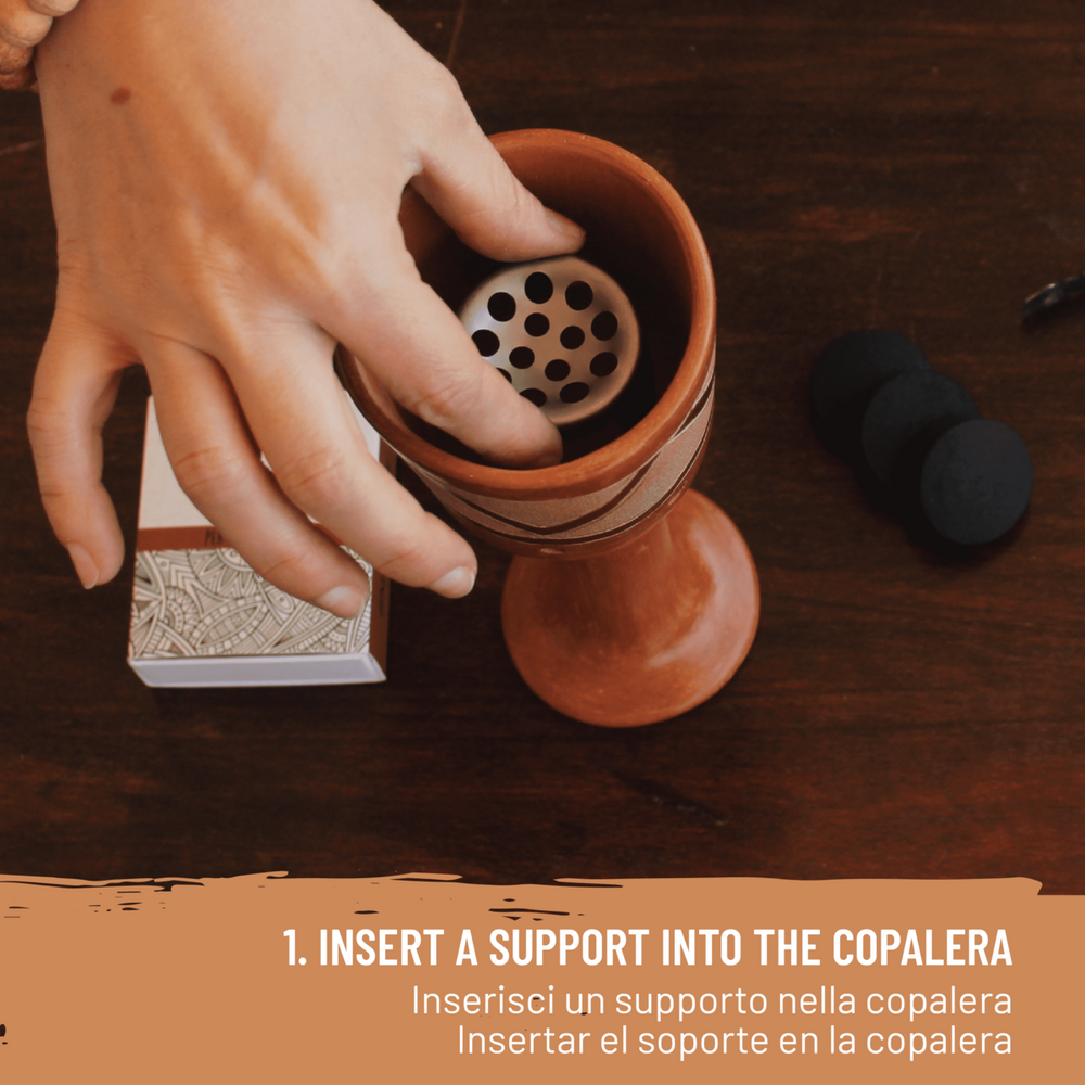 Copalera Yolath Braciere in Terracotta per Incensi - dettaglio 5